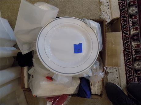 Misc Lot Napkins, Trash Bags, etc