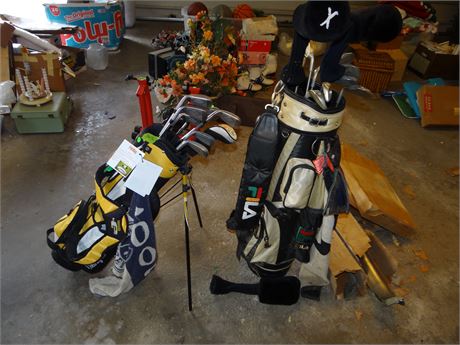 Golf Clubs and Bags