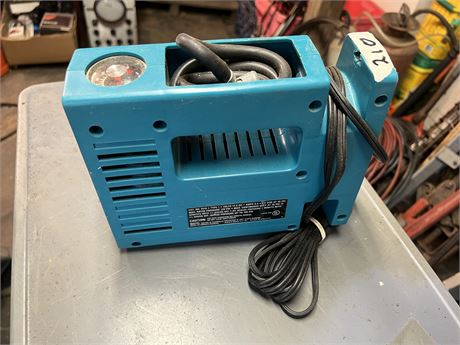 Black and Decker 12 volt air pump.