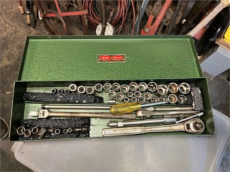 SK 1/4 3/8 1/2 socket set