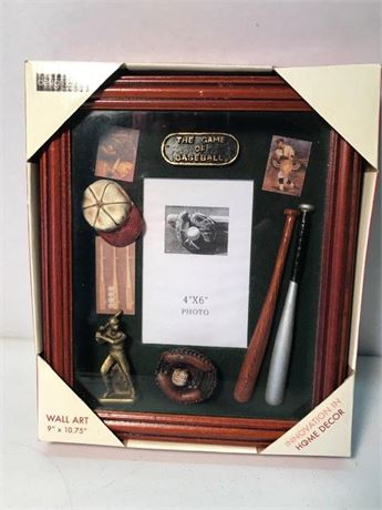 The Game of Baseball Photo Frame