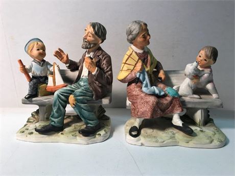 2 Norleans Figurines