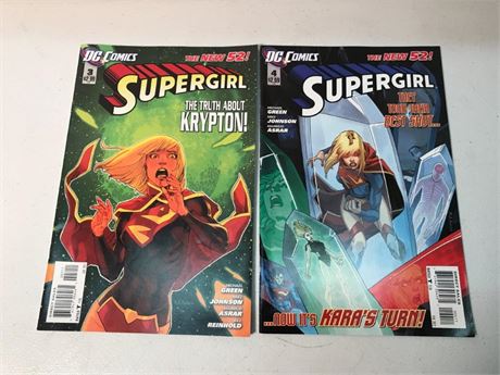 2 Supergirl Comics