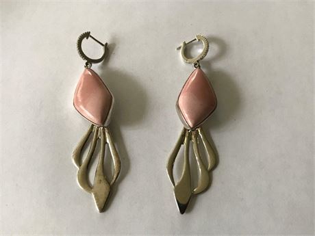 Pair of Earrings Stamped 925