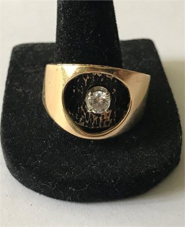 Stamped 14K No , Size 8.5 Ring