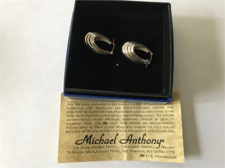 Stamped 14K JGM Pair of Earrings