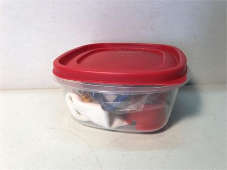 Small Rubbermaid Container of Roomba Parts?