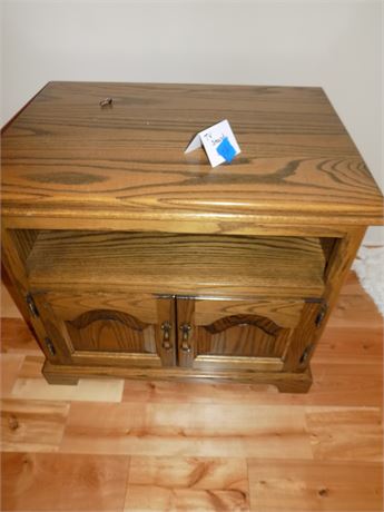 Wood TV Stand, Rotating Top