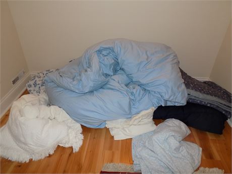 Bedding, blankets