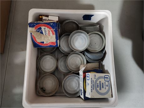 Zinc Lids for canning jars