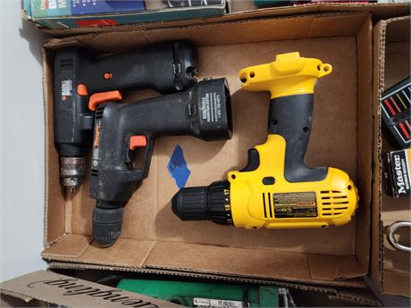 3 Cordless drills