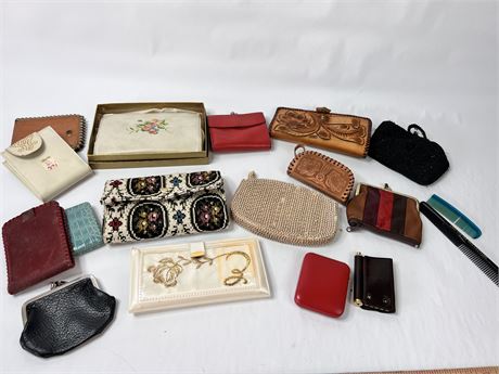Vtg Wallet and Coin Purse Lot