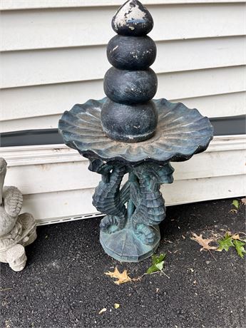Cement Bird Bath