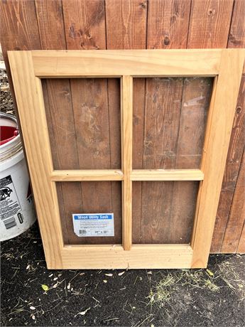 Replacement Garage Utility Building Window
