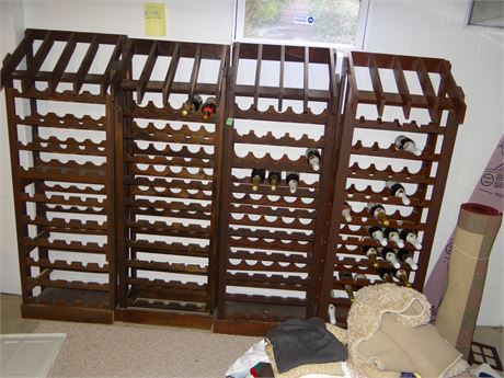 Wine Racks and Wine.