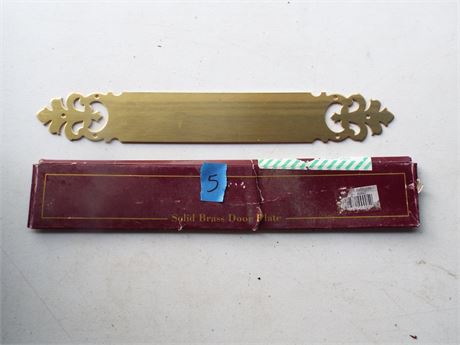 Brass Door Plate