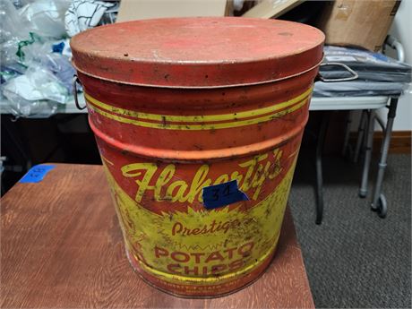 Flahertys Potato Chip Can 3 pounds