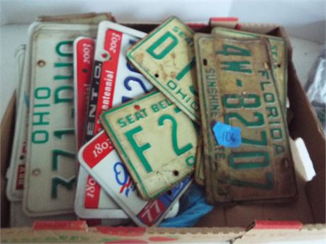 Collectible License Plates