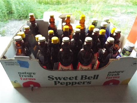 Collectible Miss Butterworth Syrup Bottles, Blue Arizona Tea