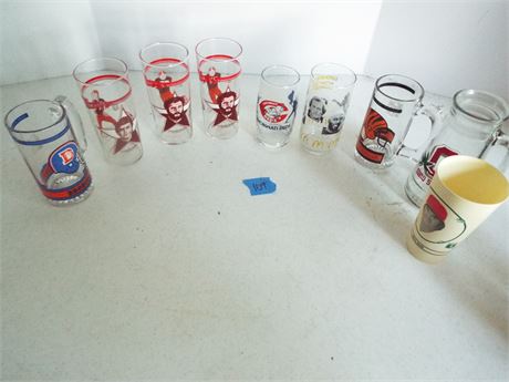 Vintage Collectible Sports Glasses