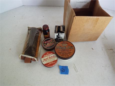 Shoe Polish and Brush