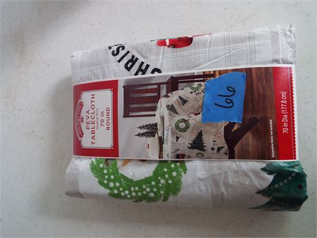 Holiday Table Clothe, In Package