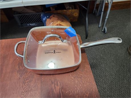 Copper Chef Pan with Lid