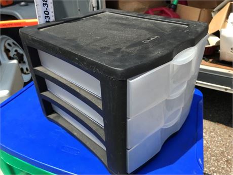 Black Sterilite Drawers