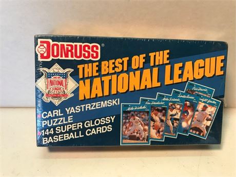 Sealed Donruss Best of National League Cards