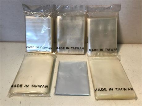 Packs of Card Sleeves