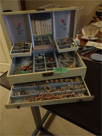 Jewelry Box with Contents
