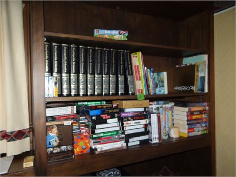 Library 1 - VHS, Encyclopedias Right Rear Shelf