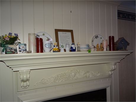 Mantle Clean Off Living Room