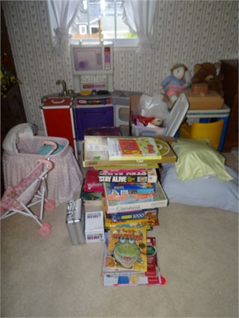 Vintage Toy Lot - Upstairs Bedroom