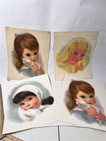 11 x 14 Little Girl Prints - One Damaged