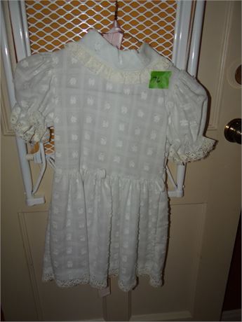 Vtg First Communion Dress Upstairs Bedroom