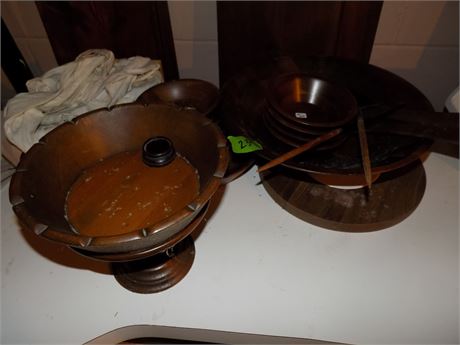 Wood Serving Set