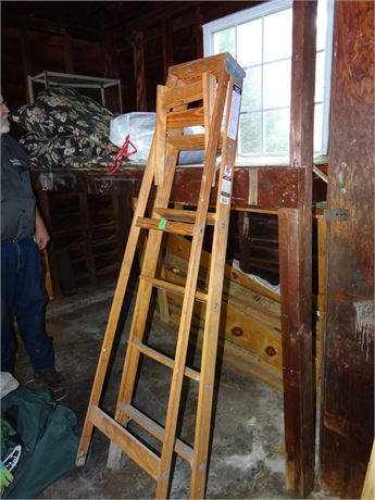Wooden Ladder 8FT Garage