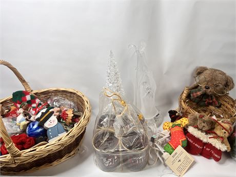 Holiday Baskets and Glasses