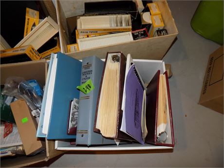 Photo Albums and Slide trays