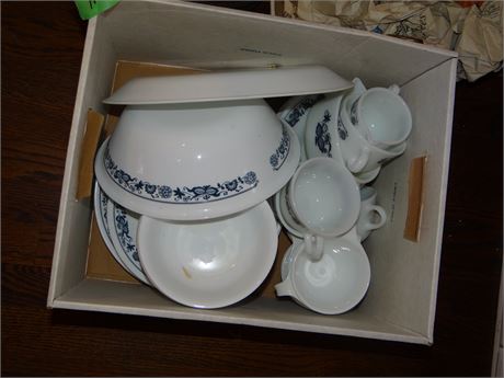 CorningWare Dishes Kitchen Floor
