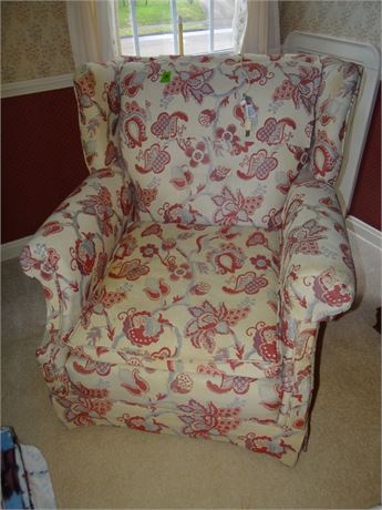 Upholstered Chair Upstairs Bedroom