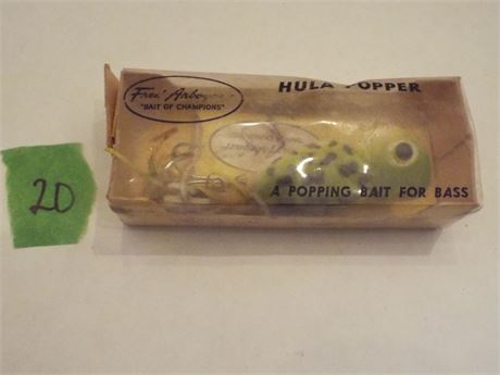 Fred Arbogast Hula Popper Lure