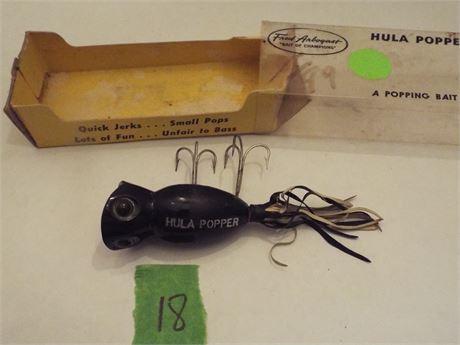 Fred Arbogast Hula Popper Lure