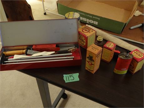 Vintage Gun Cleaning Items