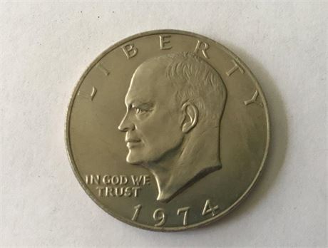 1974 US Eisenhower One Dollar Coin