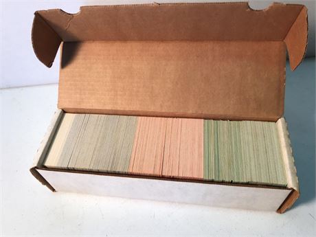 Labeled 1990 Score Baseball. Cards