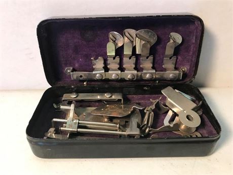 Sewing Machine Attachments & Case