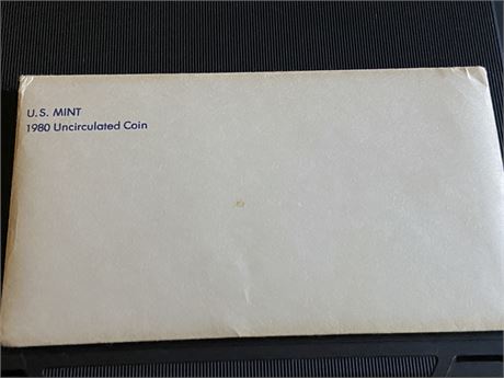 1980 Uncirculated Coin Set