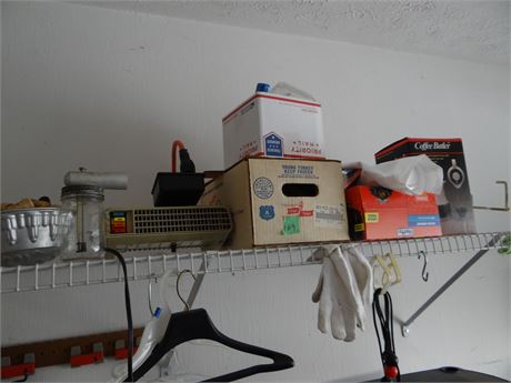 Garage Shelf Clean Off